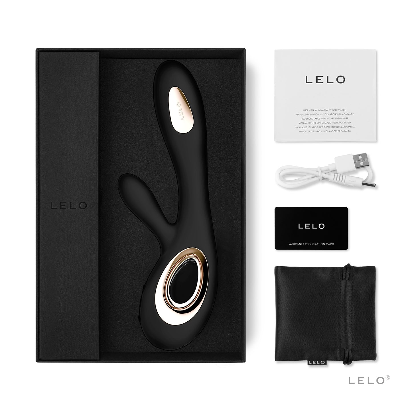LELO Soraya Wave Dual Action Vibrator Black