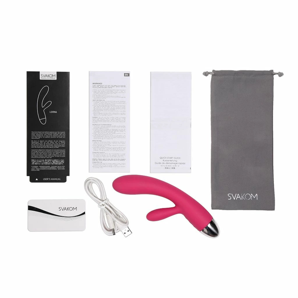 Svakom - Lorna Touch Sensor Vibrator Wine Red