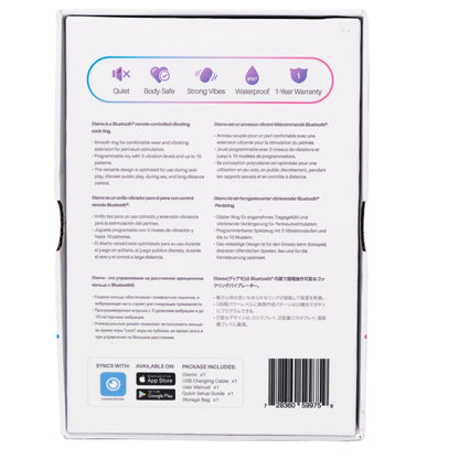 Lovense - Diamo Remote-Controlled Vibrating Cock Ring