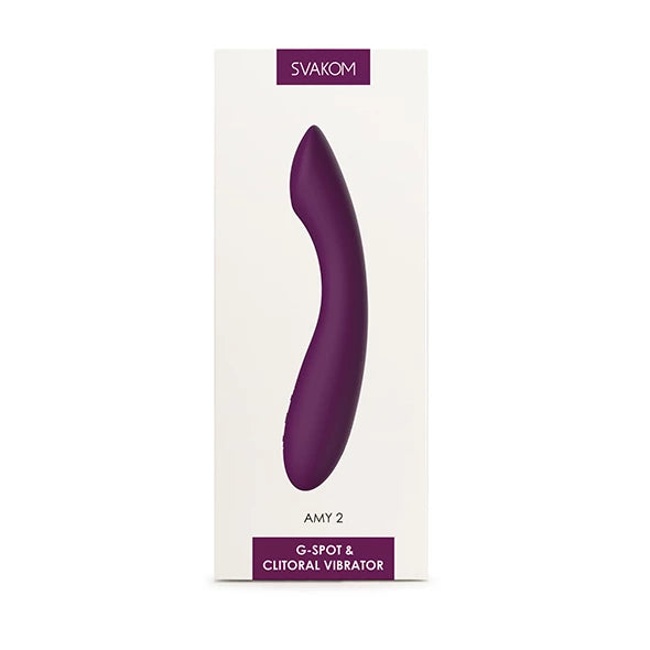 Svakom - Amy 2 G-Spot & Clitoral Vibrator Violet