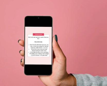 "12 Months of Dates - Long Distance Relationships" Printable Download Couples' Date Night Ideas