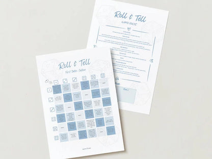 "Role the Dice, First Dates Edition" Printable Download Couples' Date Night Game