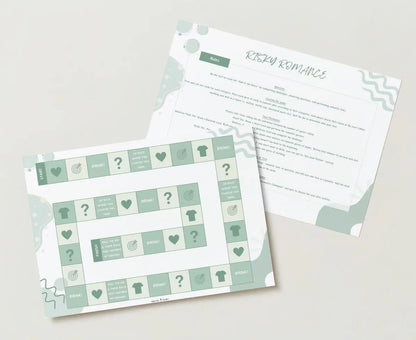 "Risky Romance" Printable Download Couples' Date Night Game