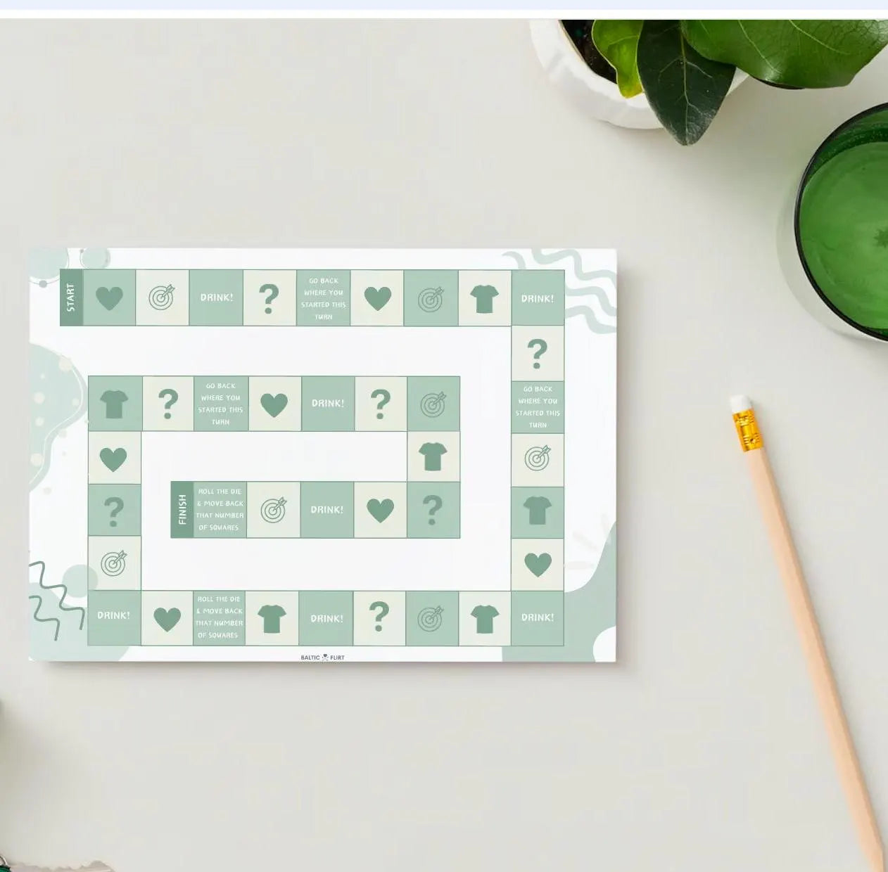 "Risky Romance" Printable Download Couples' Date Night Game